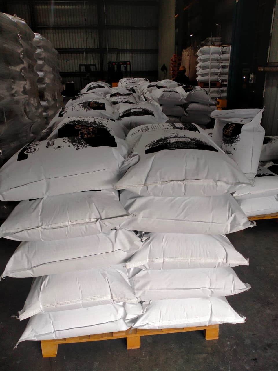 CocoCarb activated carbon storage warehouse